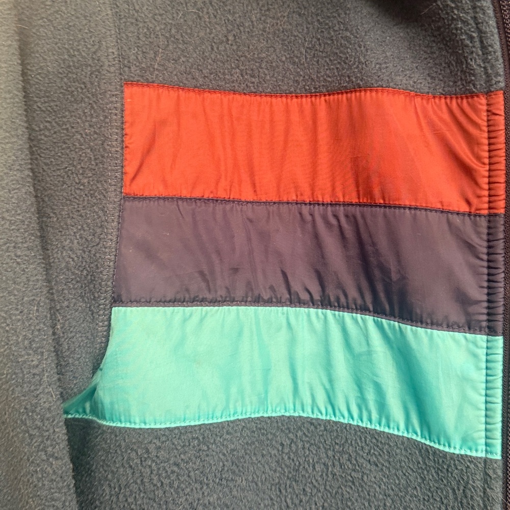 Cotopaxi Women’s Fleece Jacket Medium - Navy, Maroon, and Teal